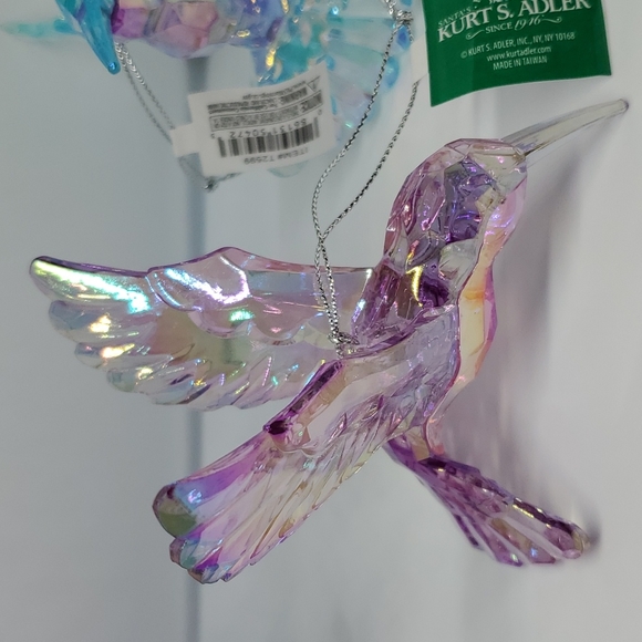 Kurt Adler 4 Hummingbird Ornament - Picture 9 of 9